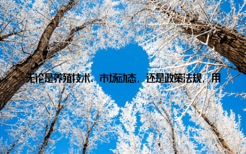 无论是养殖技术、市场动态, 还是政策法规, 用户都可以14畜牧网上找到最全面、最及时的资讯114畜牧网注重人才培养