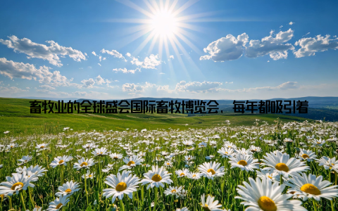 畜牧业的全球盛会国际畜牧博览会, 每年都吸引着来自世界各地的畜牧行业人士, 他们在这里分享经验、交流心得、探讨未来