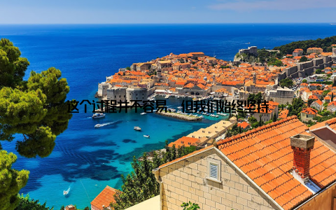 这个过程并不容易, 但我们始终坚持