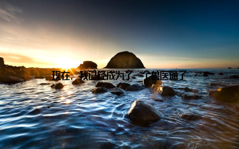 现在, 我已经成为了一个兽医通了