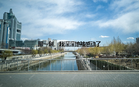 那一刻, 我深深地被感动了