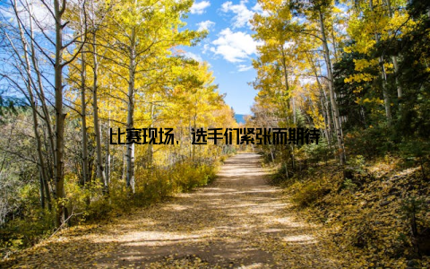 比赛现场, 选手们紧张而期待