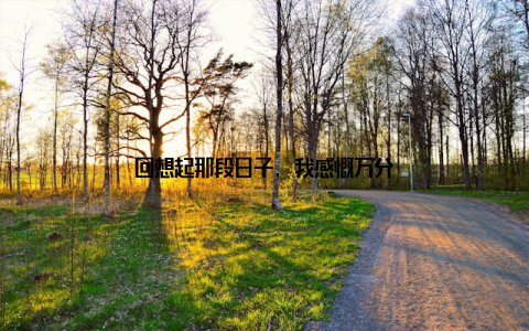 回想起那段日子, 我感慨万分