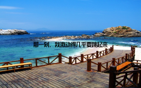 那一刻, 我激动得几乎要跳起来