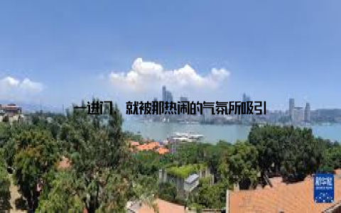 一进门, 就被那热闹的气氛所吸引